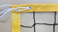 сетка для пляжного волейбола 3мм (полиэтиленовый трос), стропа 100мм sportiko
