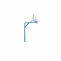 стойка баскетбольная стационарная г - образная, уличная, вынос 1,0 м. м861