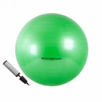 набор 55 см (мяч гимнастический + насос) body form bf-gbp01 зеленый