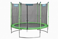 батут hudora family trampoline 300 cm, green