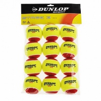 мячи для большого тенниса dunlop stage 3 red 12шт