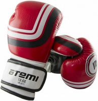 перчатки боксерские atemi ltb-16111, 8 унций s/m, красные