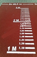 дорожка (разметка) для прыжков в длину с места, для сдачи норм физкультуры (красная) atlet imp-a468