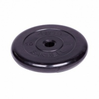 диск обрезиненный d31мм mb barbell atlet 10кг черный