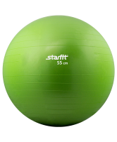 мяч гимнастический gb-101 55 см, антивзрыв, зеленый
