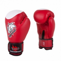 перчатки боксерские ubg-01 pvc red
