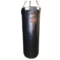 боксерский мешок plastep pro-30 с подвесом, кожа, 150 см