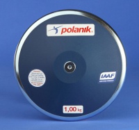 диск соревновательный пластиковый 0,6 кг polanik cpd11-0,6