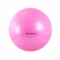 мяч гимнастический body form bf-gb01 d=55 см. розовый