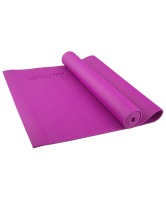 коврик для йоги fm-101, pvc, 173x61x0,6 см, фиолетовый