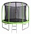 батут bondy sport 6 ft 1,83 м с сеткой и лестницей (зеленый)
