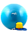 мяч гимнастический gb-102 с насосом 65 см, антивзрыв, синий