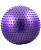 мяч гимнастический массажный gb-301 65 см, антивзрыв, фиолетовый